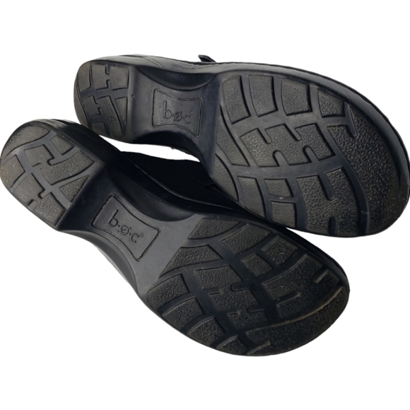 BOC Born Concepts Slip-on Buckle Textured Shiny Leather Clog Mules Profession 10 - Picture 7 of 8